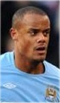 Manchester City defender Vincent Kompany