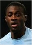 Manchester City midfielder Gn�gn�ri Yaya Toure